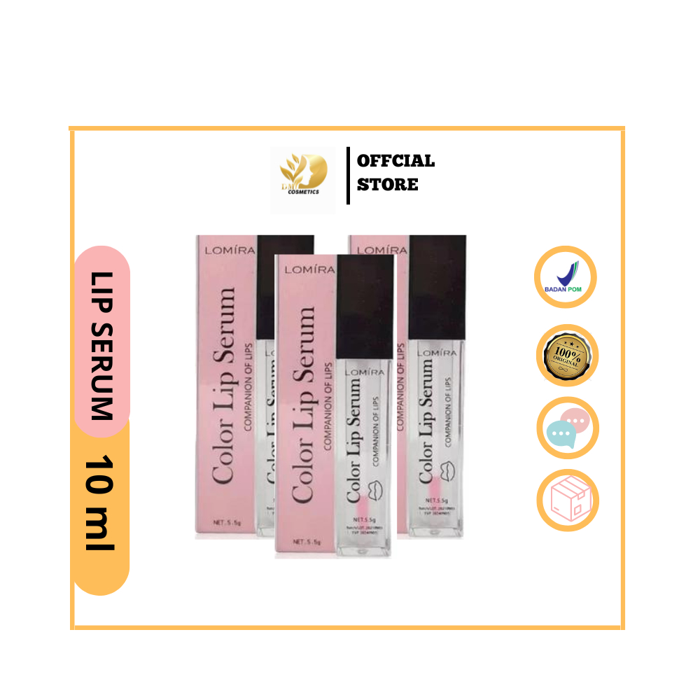 ❤DMCOSMETIK❤Lomira Lip Serum | Serum Bibir Hitam | Lip Serum | Melembabkan Kulit Bibir [BPOM]