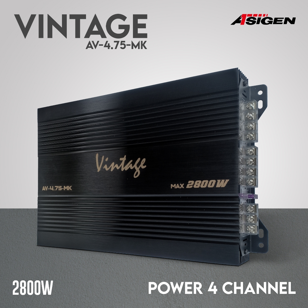 Power Amplifier Vintage 4 Channel Tipe AV-4.75-MK