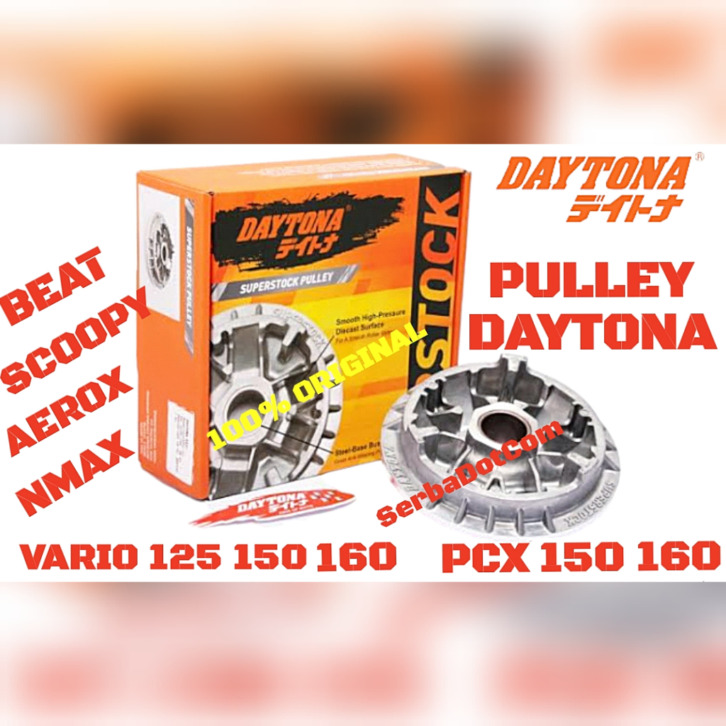 PULLEY DAYTONA RACING RUMAH ROLLER ORIGINAL NMAX PCX BEAT AEROX