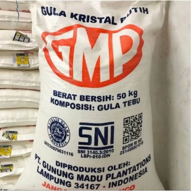 GULA KRISTAL PUTIH GMP 50 KG GULA PASIR GMP 50KG