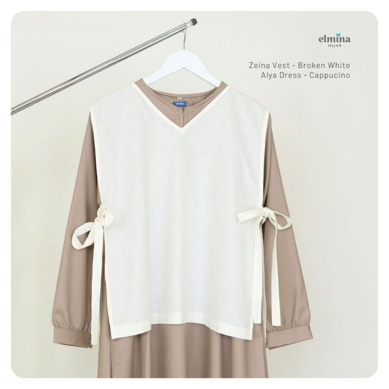 Outer Gamis Zeina Vest By Elmina Hijab