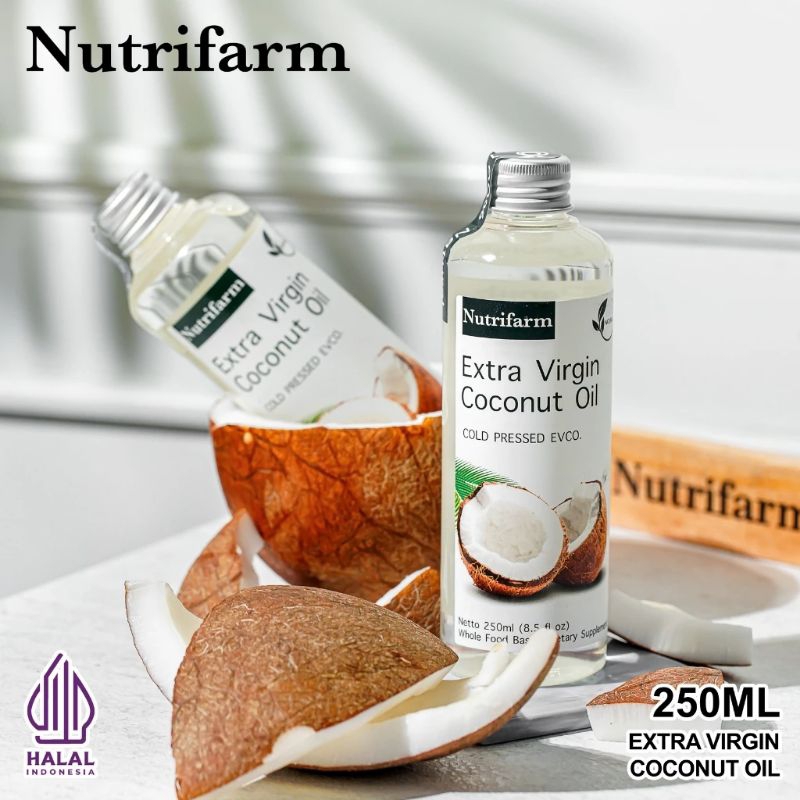 

Minyak Kelapa Extra Virgin Coconut Oil VCO Nutrifarm 250ml