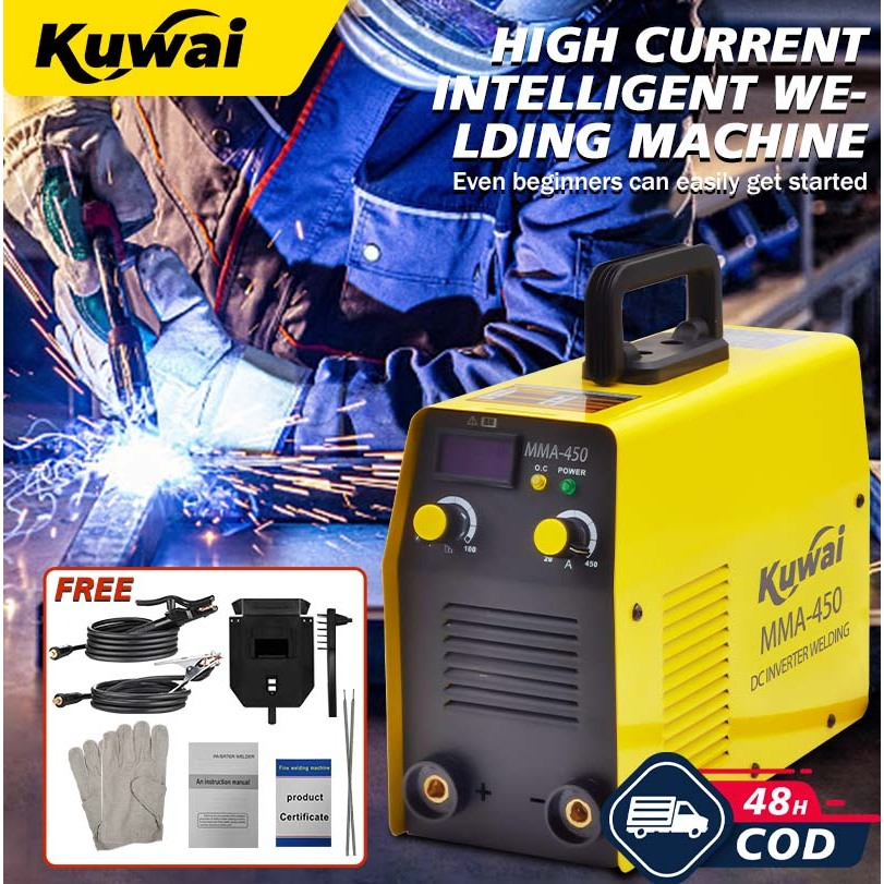 Mesin Las MMA-450 Inverter mesin las listrik Portable IGBT Inverter Welding