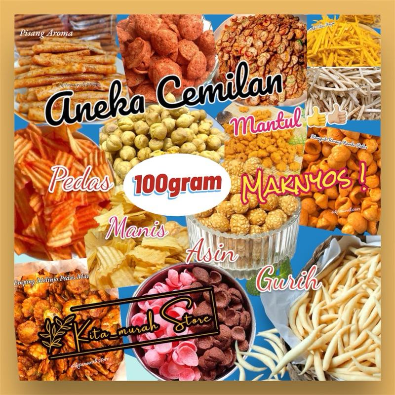 

SNACK ANEKA CEMILAN MANTAP 100GRAM