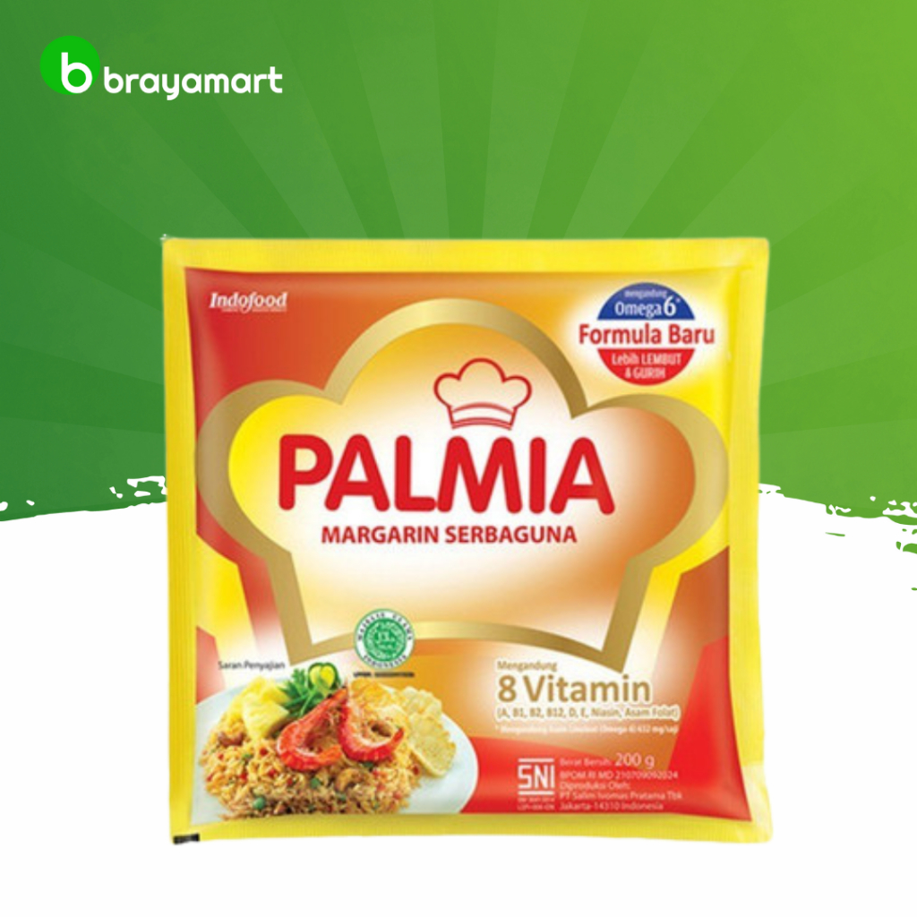 

Palmia margarine 200 gram Brayamart