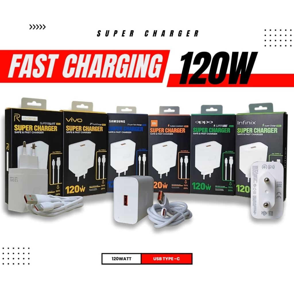 CHARGER TYPE-C OPPO BT-120W FAST CHARGING