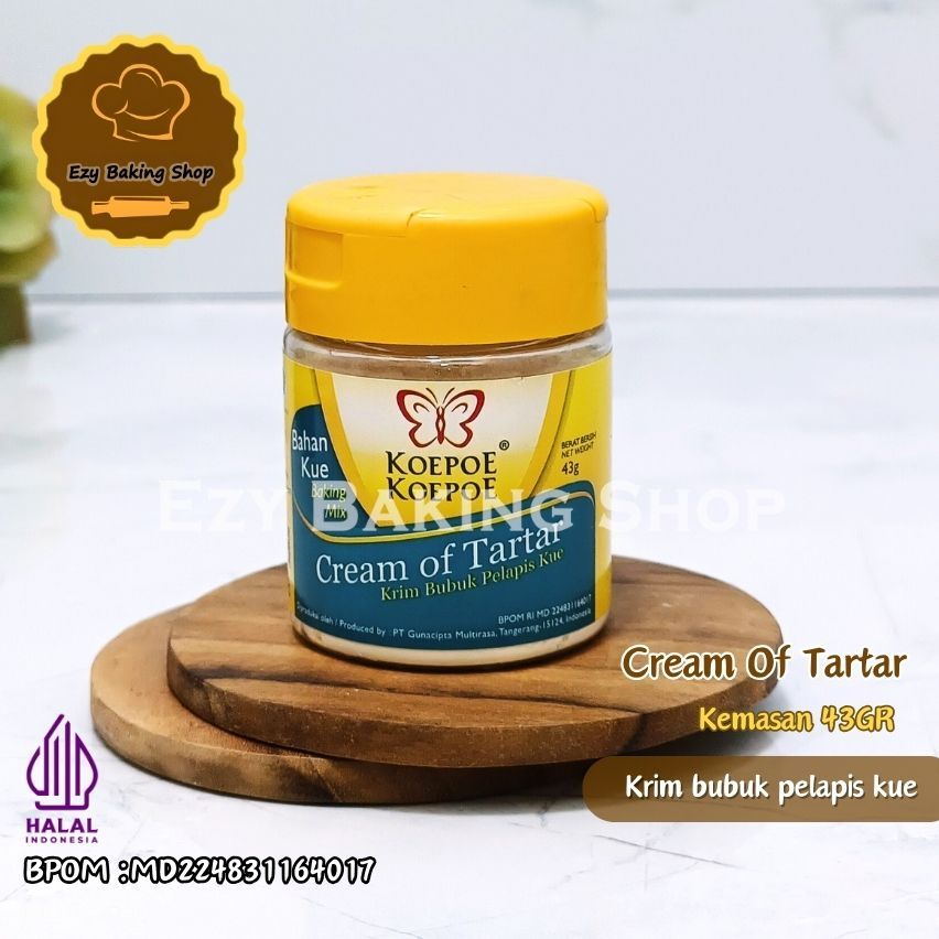 

Koepoe Koepoe / Kupu kupu Cream Of Tar Tar 43gr