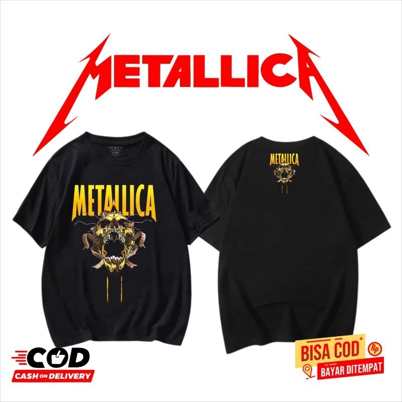 tshirt band METALLICA original distro | kaos band metal METALLICA distro original | kaos metal origi