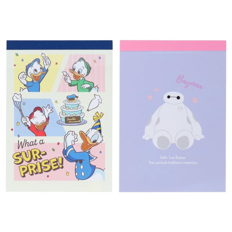 

Mini Memo Pad Disney Donald Duck Big Hero 6 Baymax Anniversary Note Kecil Limited Edition