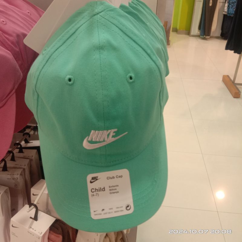 Topi Nike Anak Original hijau Muda