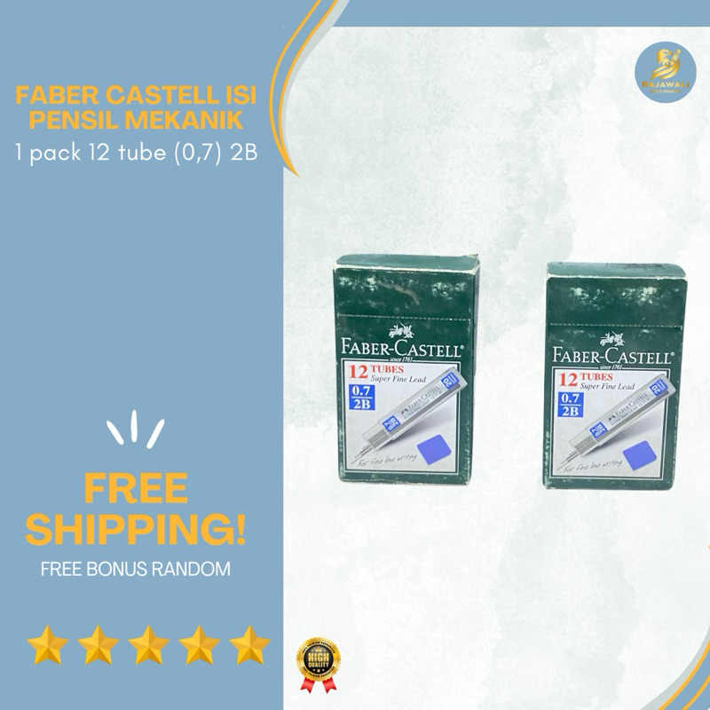 

Faber-Castell Isiian Pensil Mekanik 1 Pack 12 Tube 2B Harga Terjangkau + Free Bonus Random!!