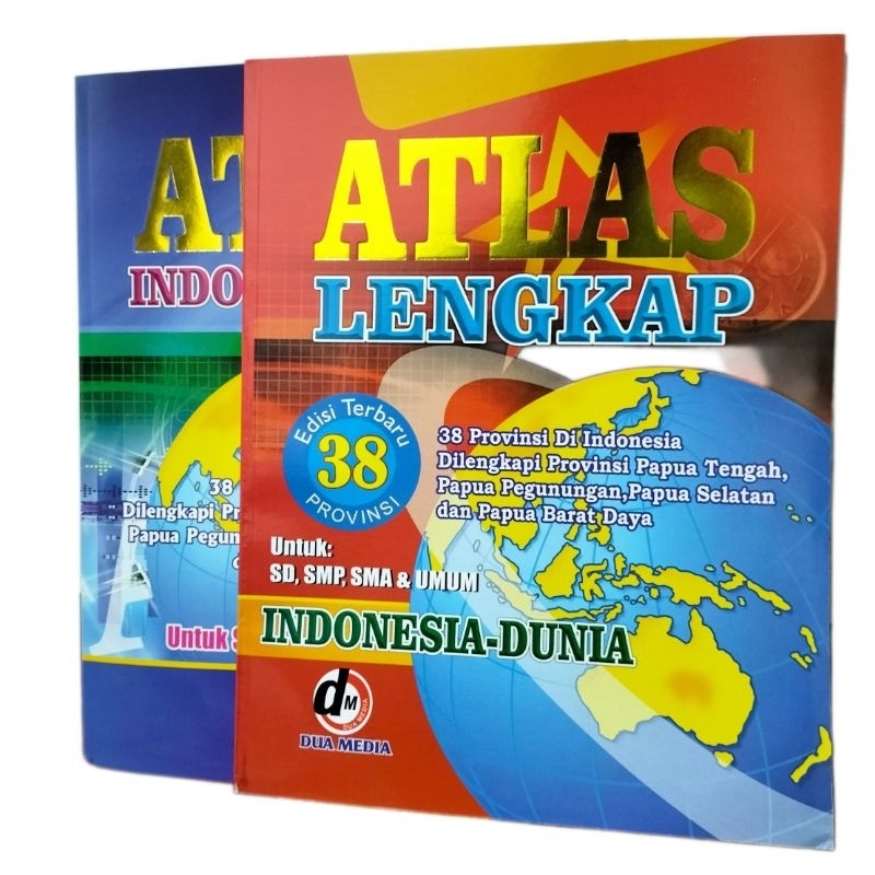 ATLAS Indonesia Dunia ,Peta Dunia (ukuran jumbo)