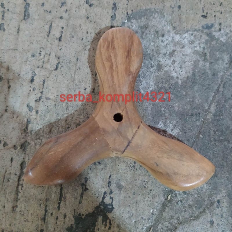 Alat terapi pijat kayu segitiga alat pijat tradisional Pijit refleksi