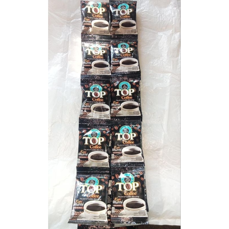

TOP COFFEE MINI//KOPI MURNI 1RENTENG (10PCS @7gr)