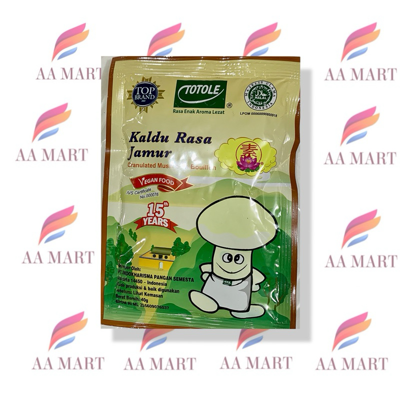 

Totole kaldu jamur vegan 40 gr