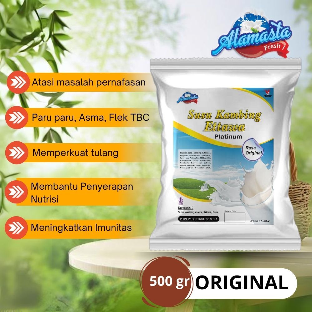 

susu kambing premium alamasta 500 gr rasa original