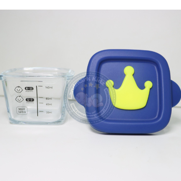 Mamolly_Mart Mangkok Mpasi Kaca / Wadah Mpasi / Kotak Kaca Mpasi Bayi / Penyimpan Mpasi / Kotak Kaca