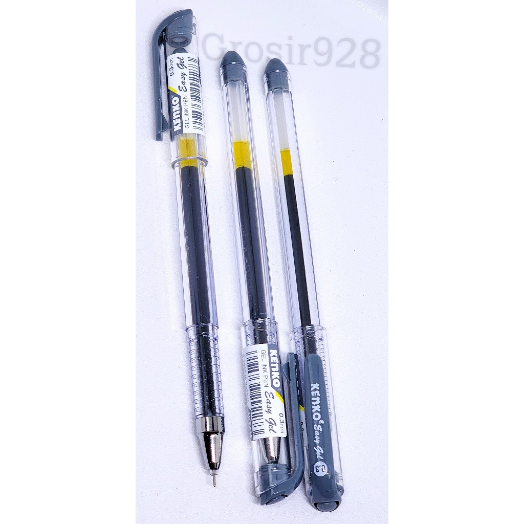 

Ay00! (Per 12 buah) Pen Gel EASYGEL Kenko 0.3 mm / Pulpen Gel / Pena Gel