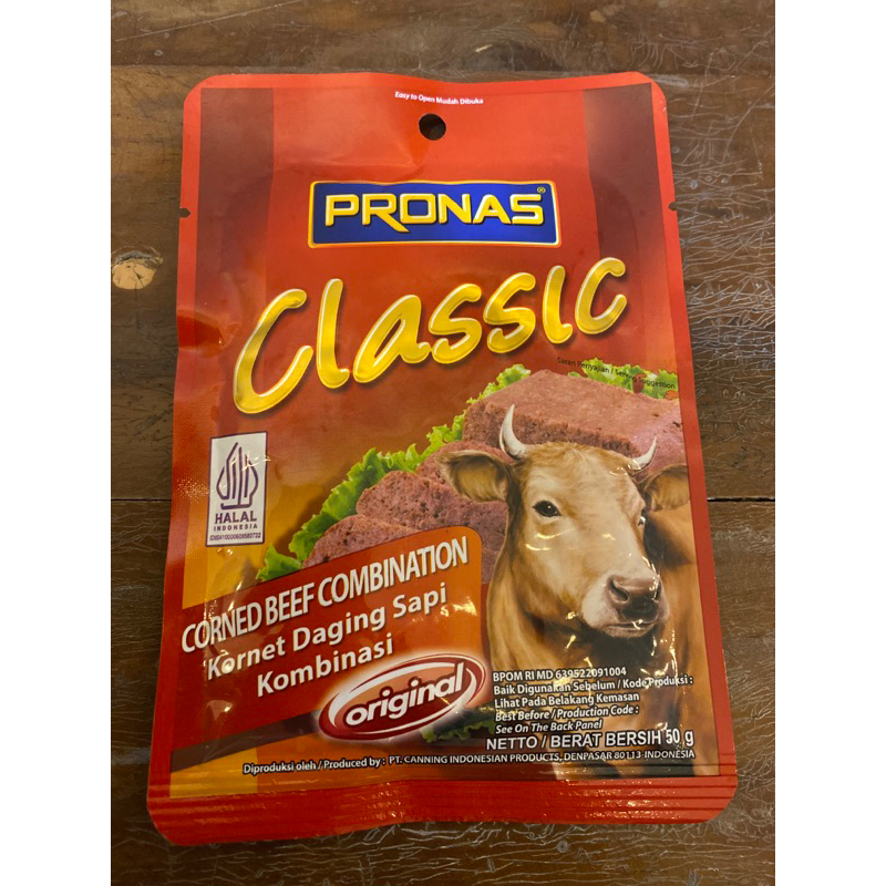 

Pronas Corned Beef / Kornet Sapi 50 gr sachet