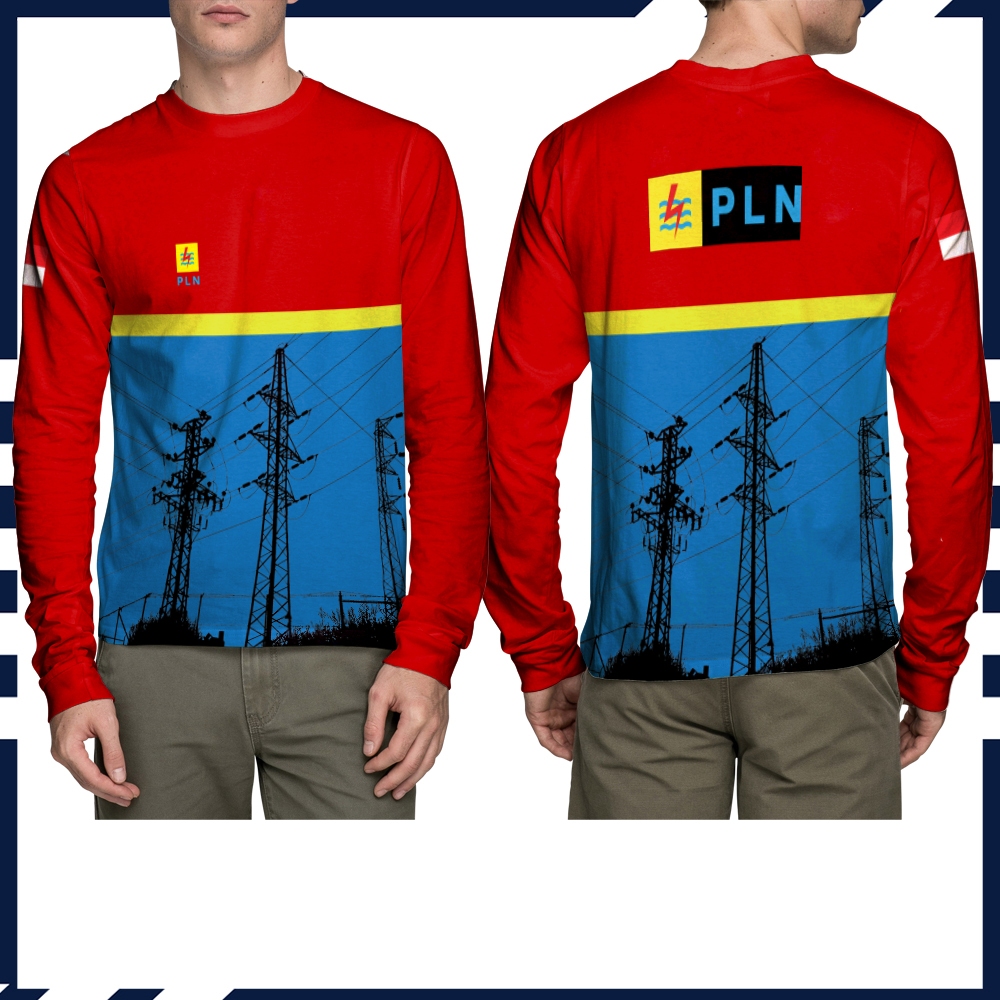 JUAL KAOS JERSEY PLN LISTRIK PINTAR PRINTING KEREN TERBARU