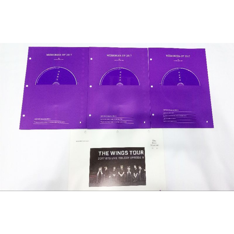 BTS MEMORIES 2017 OFFICIAL READ DESCRIPTION