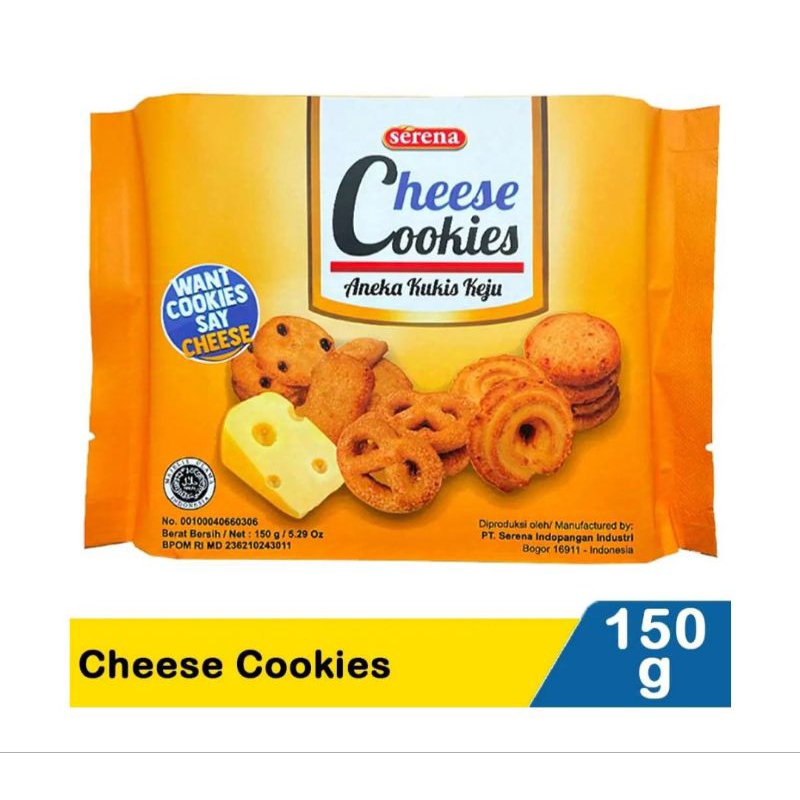 

Serena cheese cookies 150gr biskuit kue kukis keju