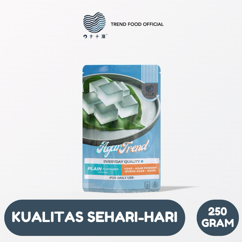 

TrendFood Official Standard Agar-Agar Powder 250 gram, Tepung agar-agar standar
