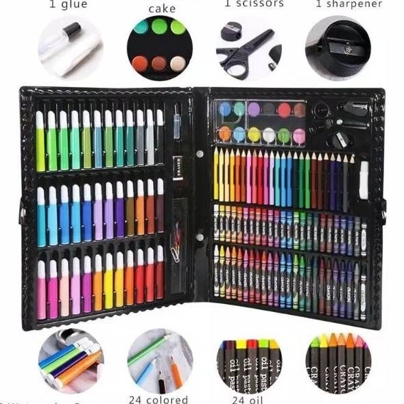 

Best Update 15 Pcs Pensil Warna Art Set Full Crayon Anak Alat Seni Lukis Gambar