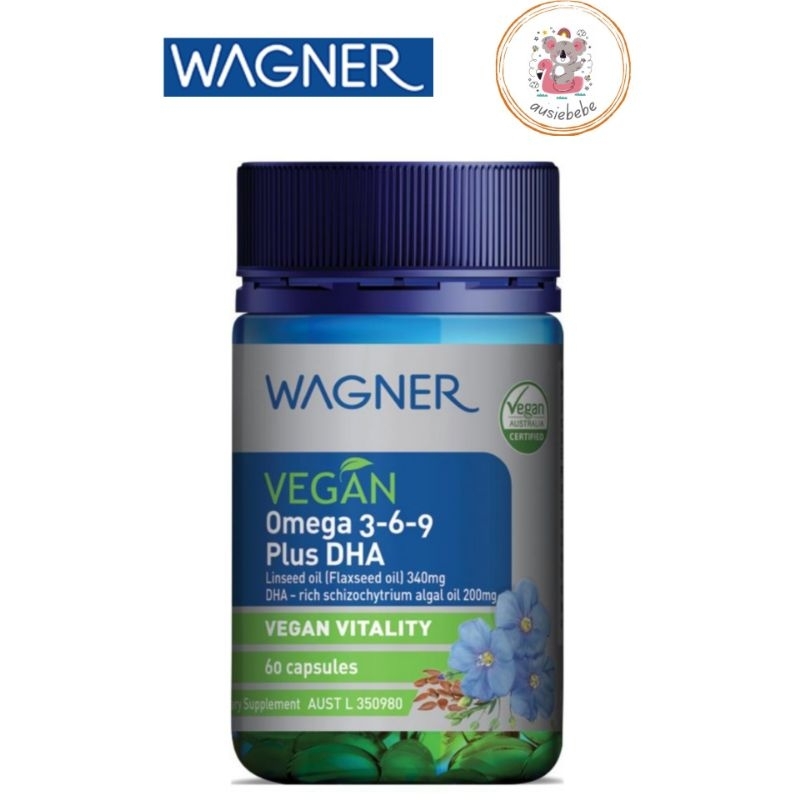 Wagner Vegan Omega 3-6-9 Plus DHA 60 Capsules