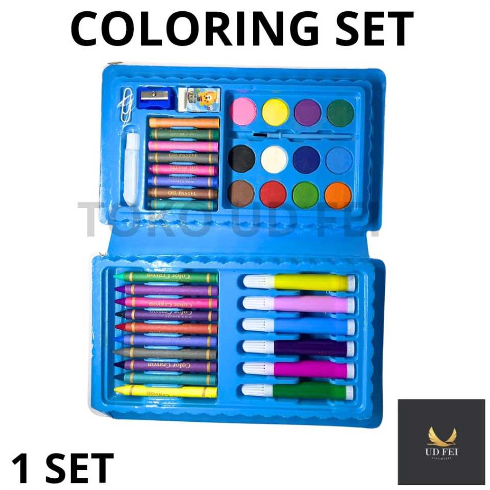 

Big Surprise 1 SET COLORING SET CRAYON MEWARNAI 42PCS CRAYON LUKIS ANAK 42PCS PENSIL WARNA ANAK Pensil Warna Set 42 Pcs Coloring Pencil Bag Crayon Brush Art Painting