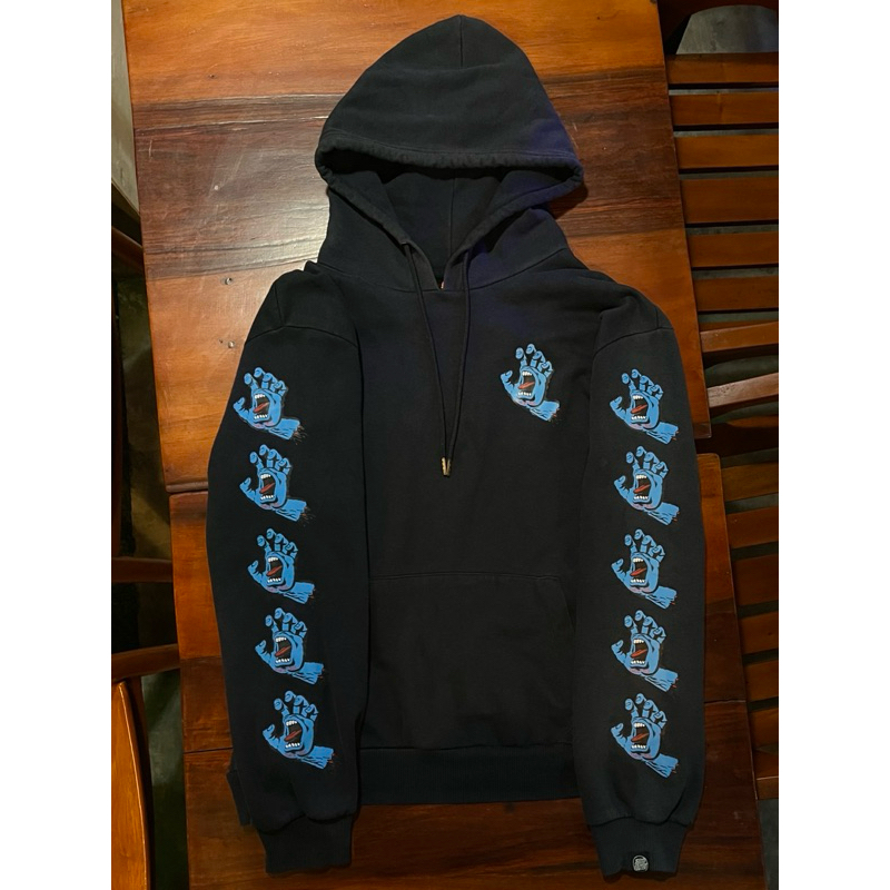 hoodie santa cruz hand scream