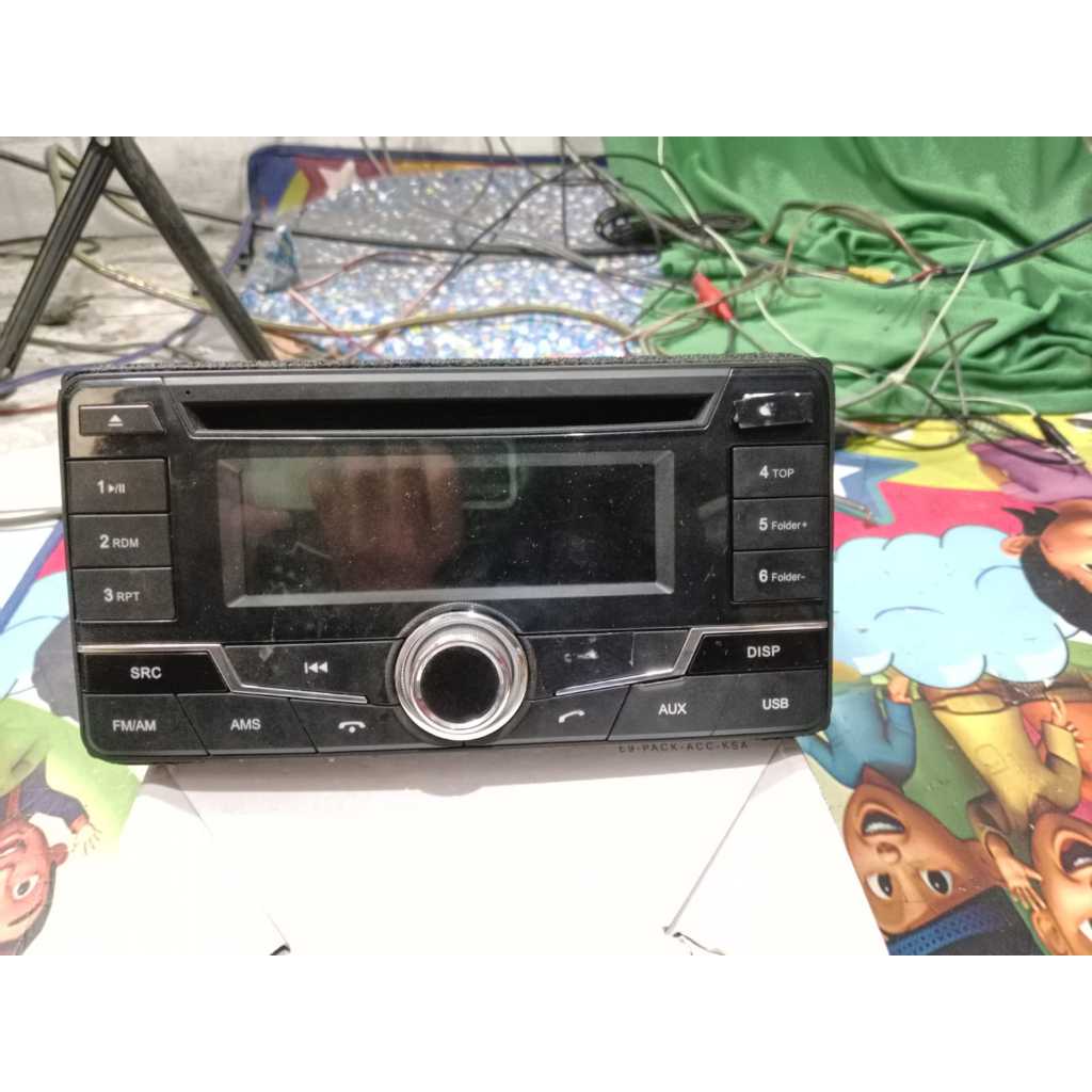HEAD UNIT SIGRA DAIHATSU ORIGINAL COPOTAN. GRATIS SOKET.