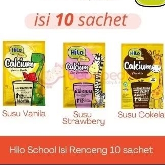 

Hilo School Strawberry/ Chocolate/ Vanilla 10 Sachet