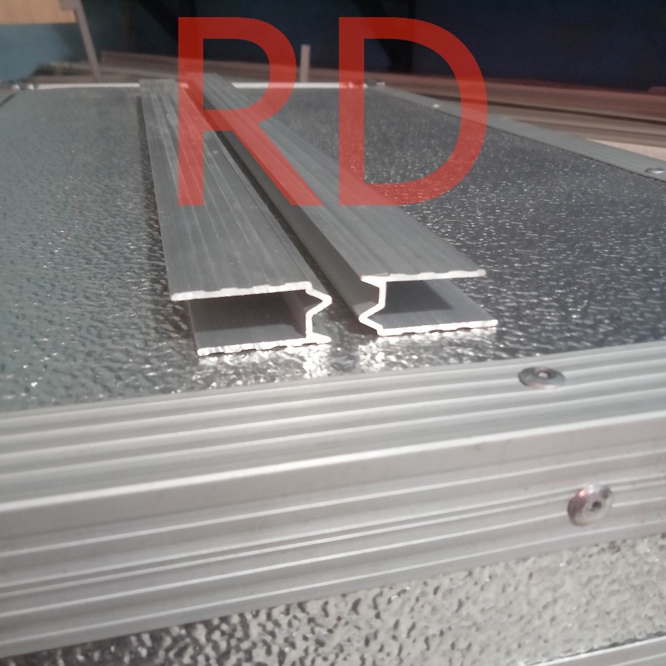 LIST ALUMUNIUM M 15cm TEBAL Lis alumunium siku List U box Siku Alumunium U