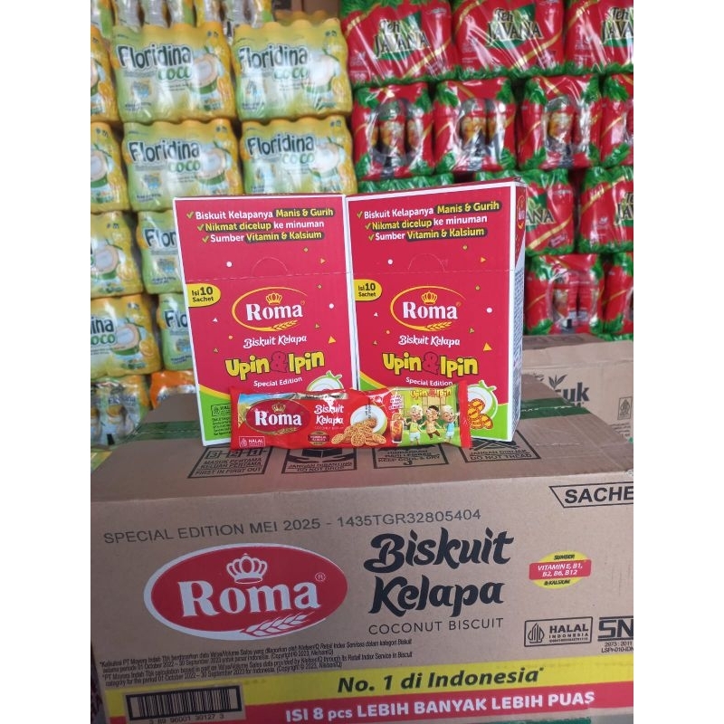 

roma kelapa box upin ipin 36 gram 1 dus isi 12 box 1 box isi 10 pcs