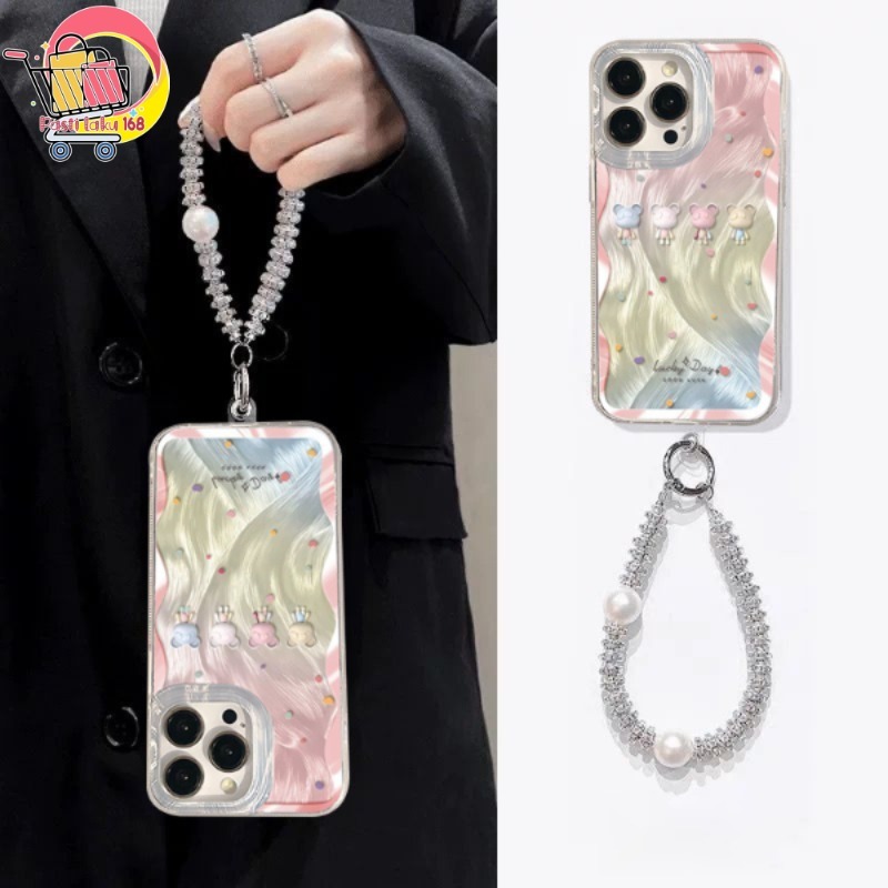 GL063 Gradient Feather Case Lucky Day With Charm Hardcase Casing Hp Compatible For Xiaomi Redmi NOTE