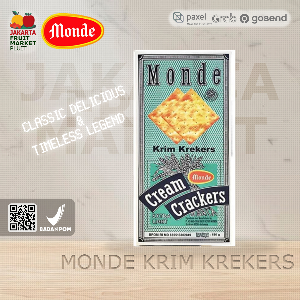 

MONDE CREAM CRACKERS 180GR