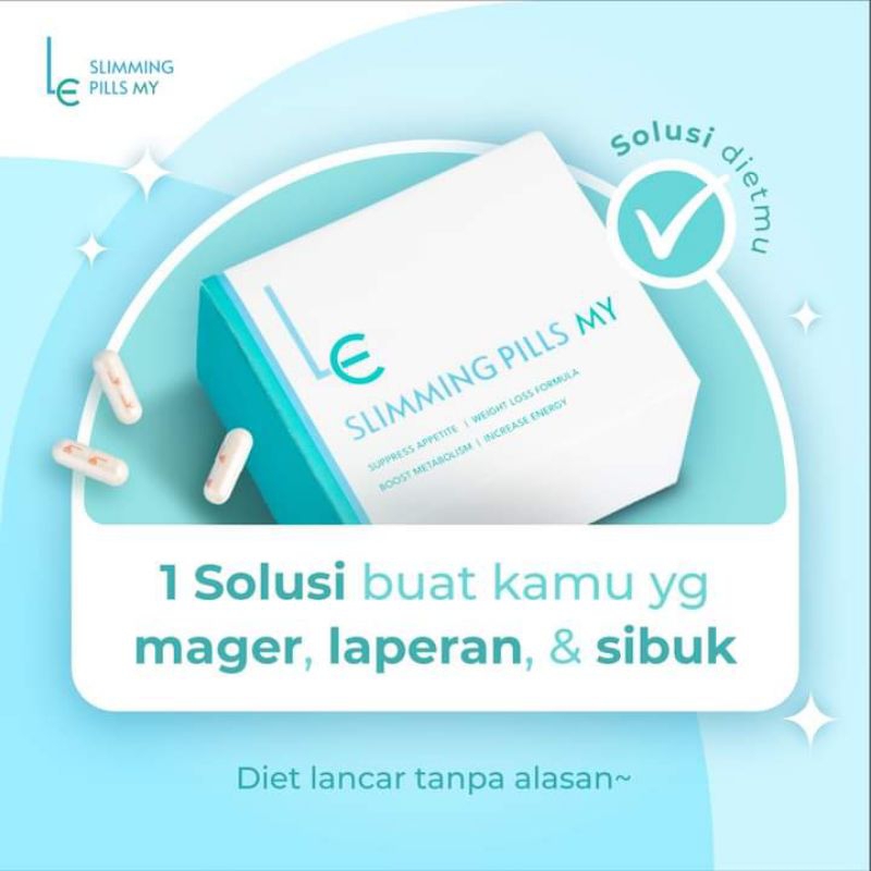 MY SLIM | Slimming pilsl MY 1 Box isi 30 Kapsul Pelangsing Badan Diet Herbal Original