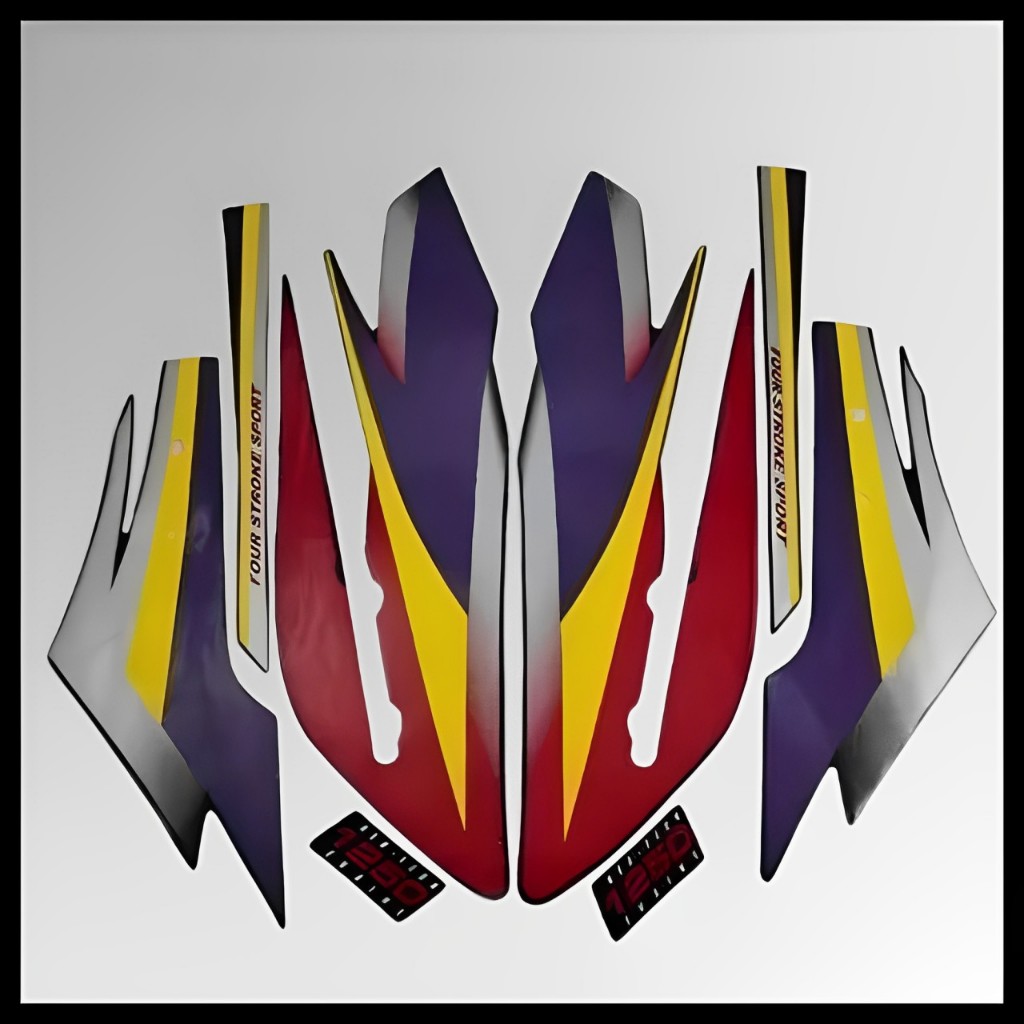 STIKER STRIPING MOTOR HONDA GL MAX 2002