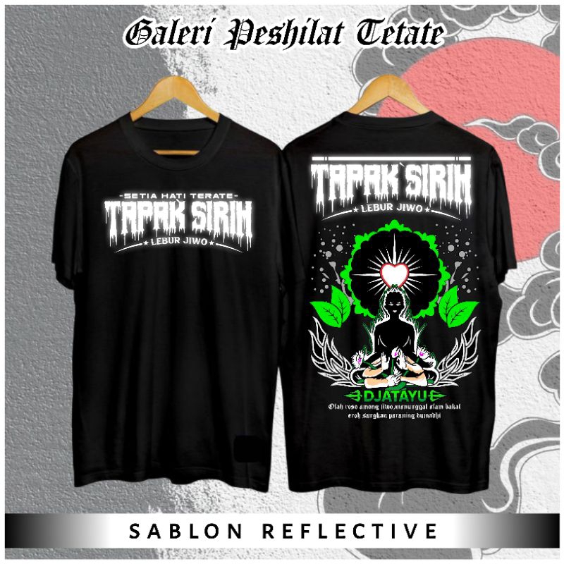 KAOS PSHT 24s TAPAK SIRIH DJATAYU REFLECTIVE MODEL BARU