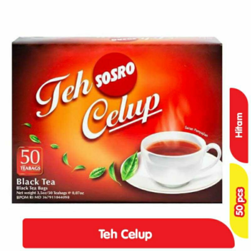 

SOSRO Teh Celup Hitam 50 Kantung