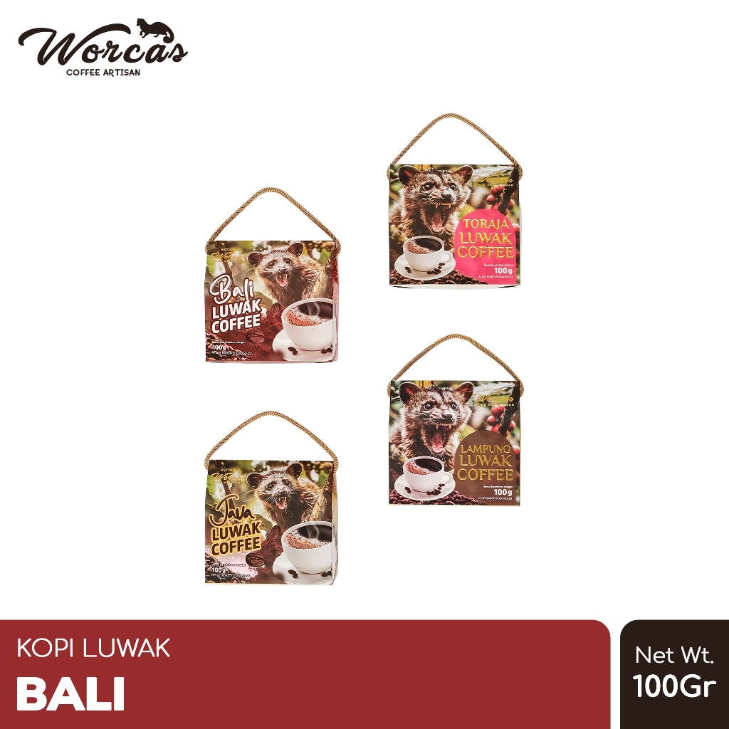 

WORCAS Bali Luwak Coffee 100gr Coffee Powder