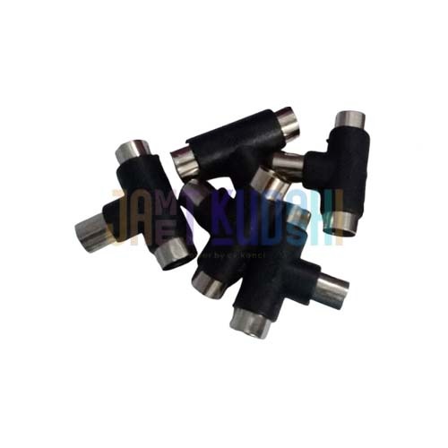 Konektor Sambung Antena TV Model T / Jack Paralel Splitter Antena Letter T