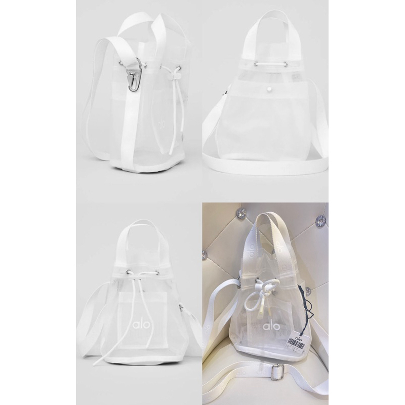 ALO Sheer Cross Body Bucket Bag ORIGINAL STORE Plaza Indonesia (Preloved 1x Pakai)