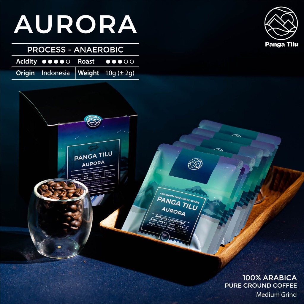 

Kopi Panga Tilu AURORA (Anaerobic Process) Drip Coffee | Kopi Drip Premium