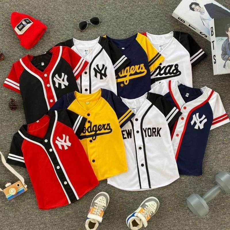 KAOS ANAK BASEBALL PREMIUM 2 SAMPAI 10 TAHUN KAOS ANAK LAKI LAKI