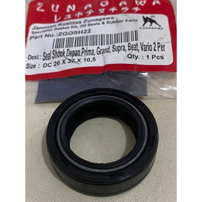 SEAL SHOCK SIL SOK DEPAN SUPRA GRAND BEAT VARIO DOUBLE PER  ZUNAGAWA