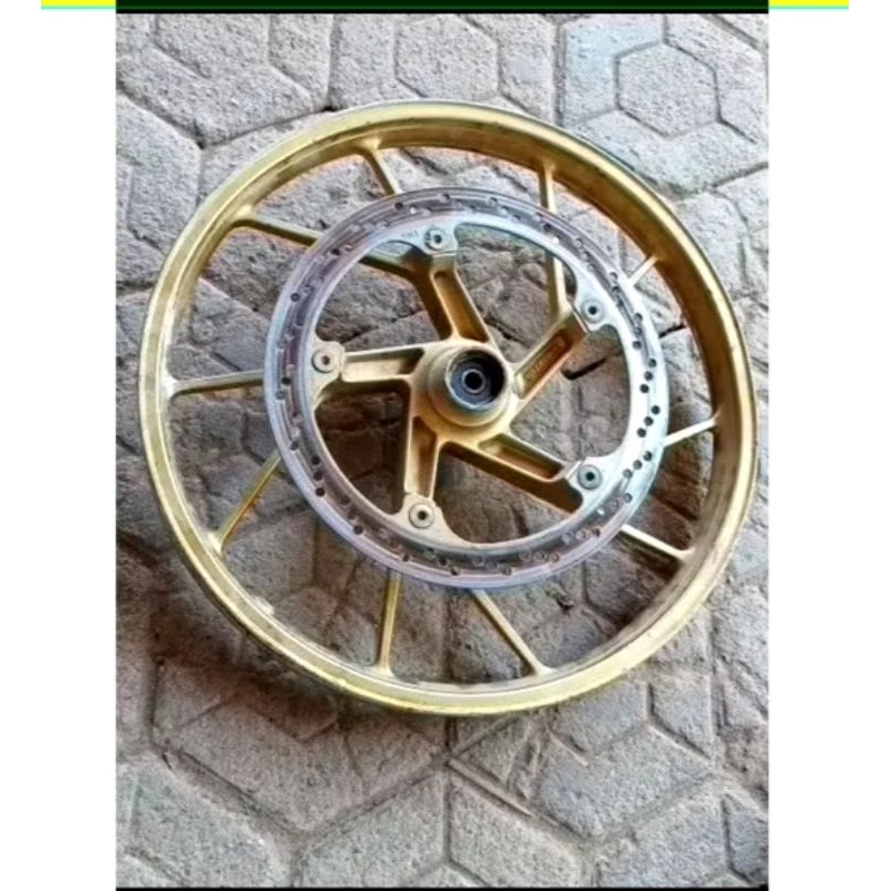 pelek velg depan gold satria Fu original