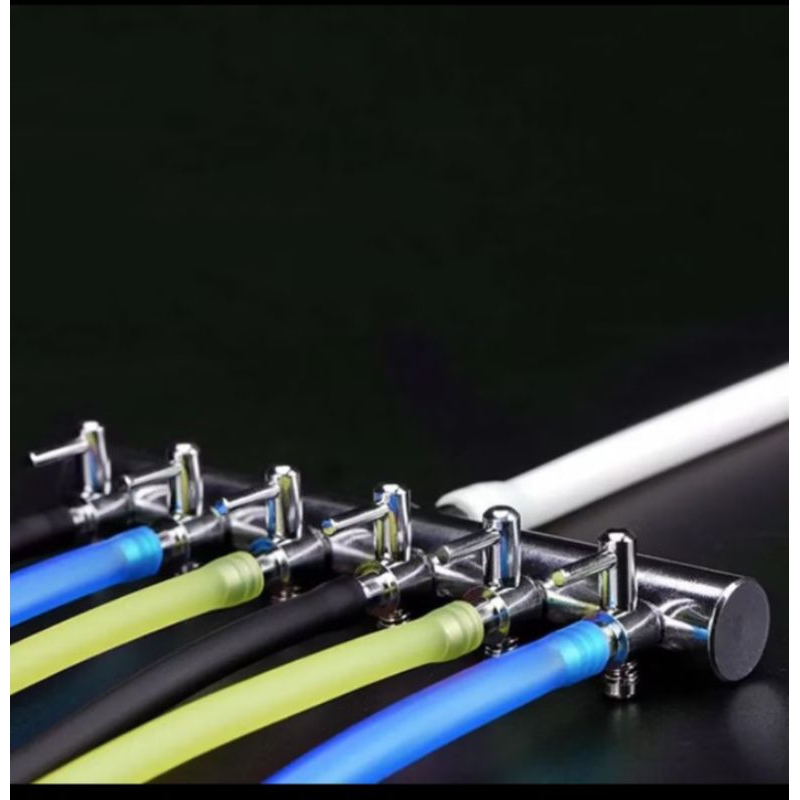 KRAN AERATOR STAINLESS 2 || 4 OUTPUT KRAN ANGIN KRAN PEMBAGI UDARA AIRPUMP AQUARIUM