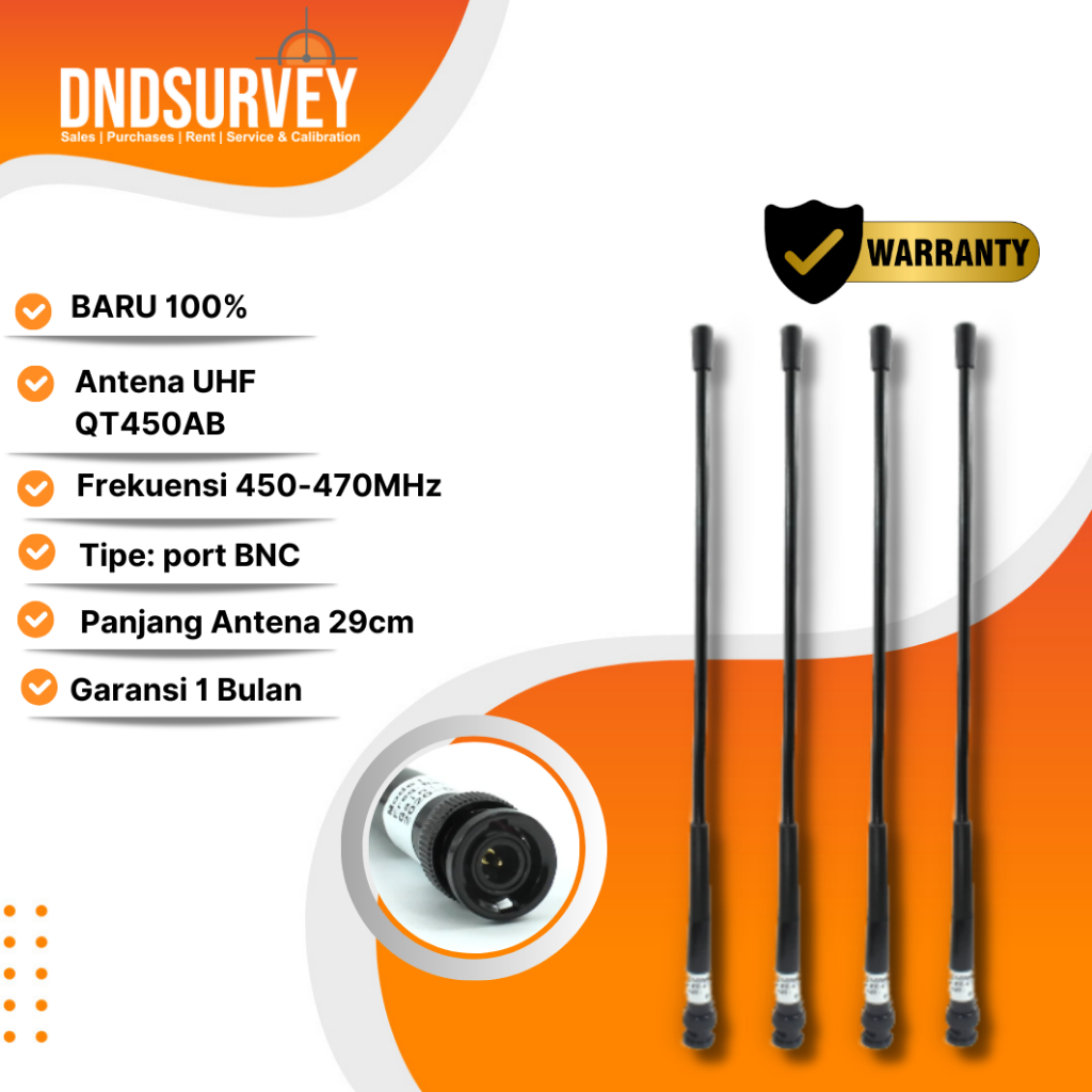 Antena UHF QT450AB for Gps Rtk Support Trimble Topcon Leica Sokkia